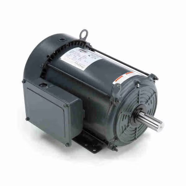 10Hp General Purpose Motor, 1 Phase, 3600 Rpm, 208-230 V, 215Tc Frame, Tefc, Leeson, Mfr#: 140695.00